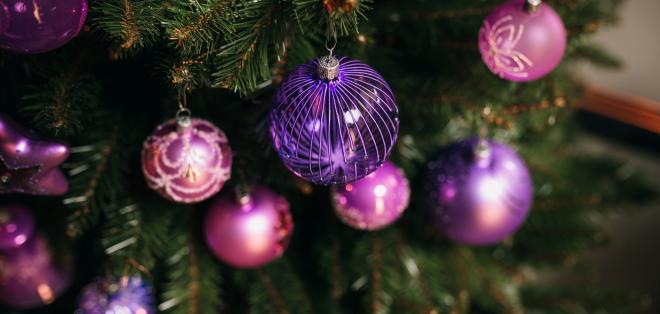 Vianočné ozdoby - kolekcia Basics, 12 základných farieb