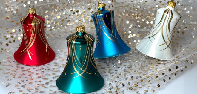 Sklenené ozdoby – Zvončeky