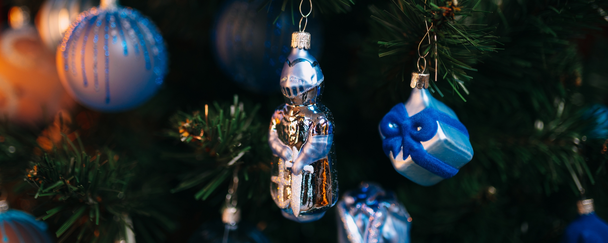 Vianočné ozdoby - kolekcia Basic Blue