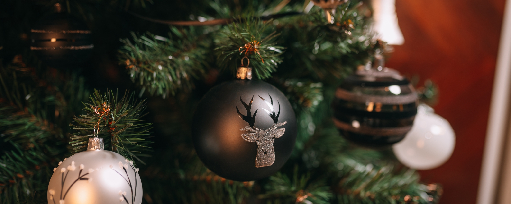 Vianočné ozdoby - kolekcia Basic Nero