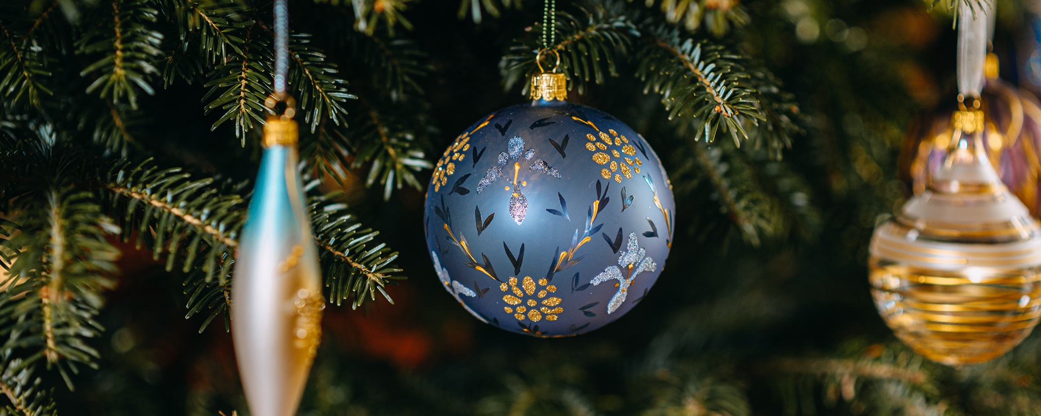 Vianočné ozdoby - kolekcia Secesia