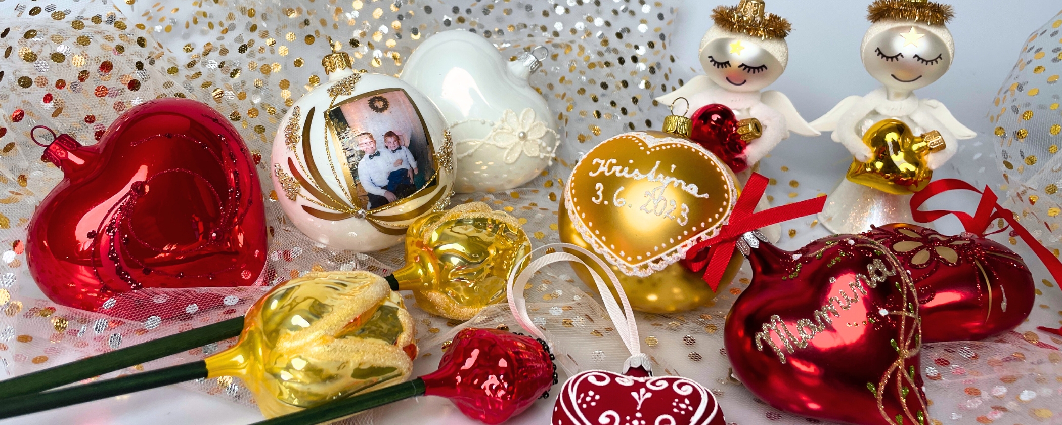 Sklenené ozdoby - tipy na darčeky