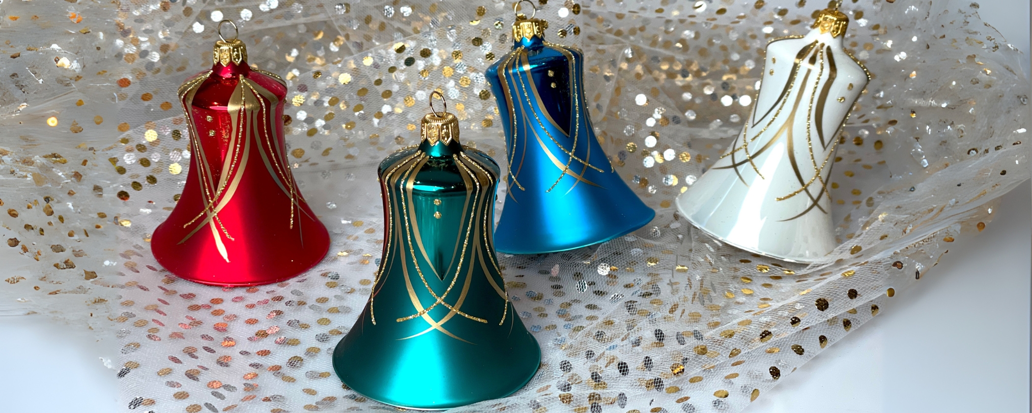 Sklenené ozdoby - Zvončeky