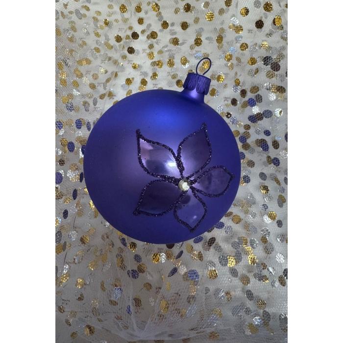 Flakón s maľovanými kvetmi