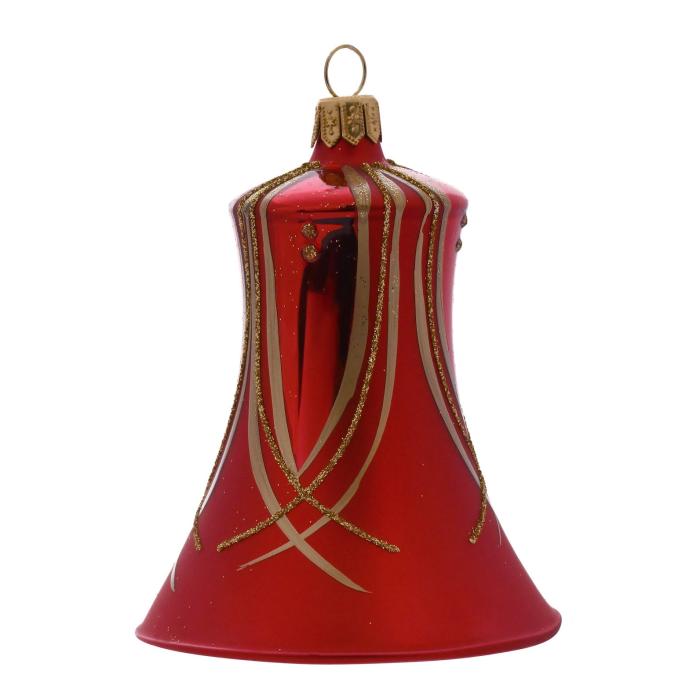 Červený zvonček s prekríženými čiarami, 1 kus