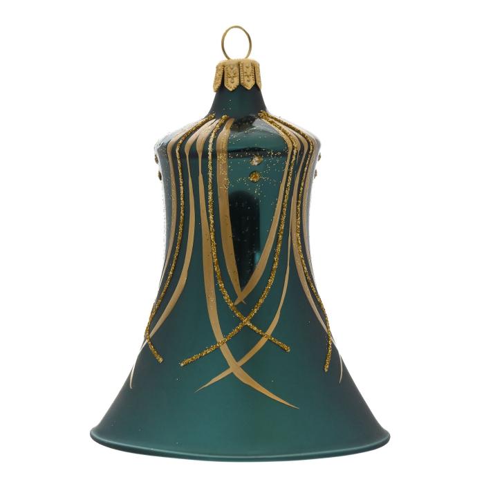 Zelený zvonček s prekríženými čiarami, 1 kus