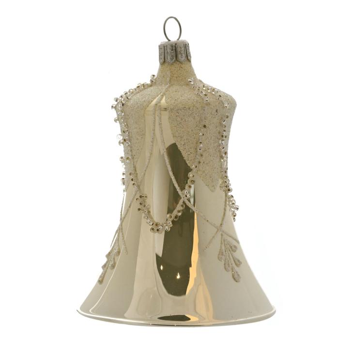 Svetložltý zvonček s vetvičkou, 1 ks