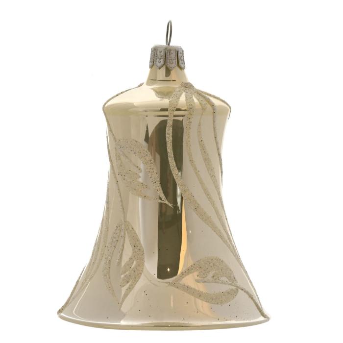 Svetložltý zvonček s listami, 1 kus