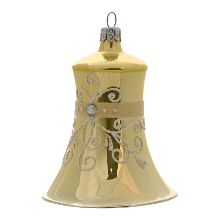 Žltý zvonček s kamienkom, 1 kus