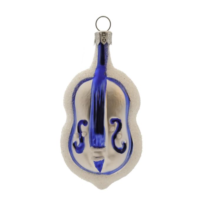 Sklenené vianočné ozdoby Domovina - Fiddle, 4 ks