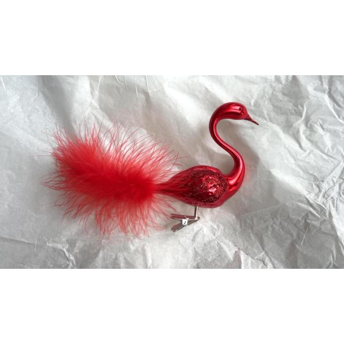 Labuť červená – trblietavé krídla, 1 ks