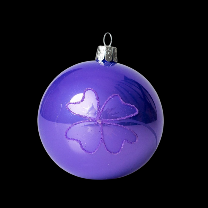 Šťastná guľa, fialová, 1 ks