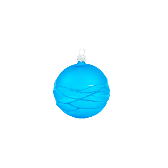 Sklenené vianočné ozdoby základné Oceán - Morské hviezdy, 12 ks