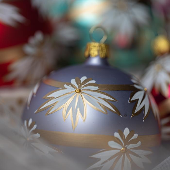 Sada vianočných ozdôb Art Nouveau Garden of the Orient, 6 ks