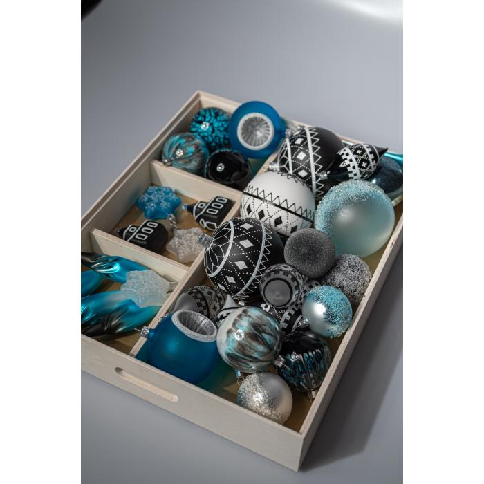 Veľká sada vianočných ozdôb Skógar 12 ks