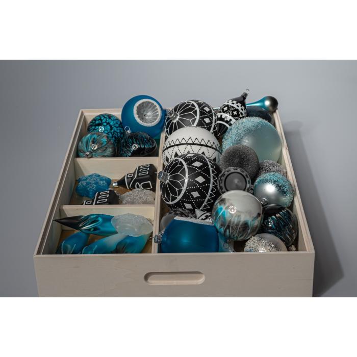 Veľká sada vianočných ozdôb polárnych fliaš 12 ks