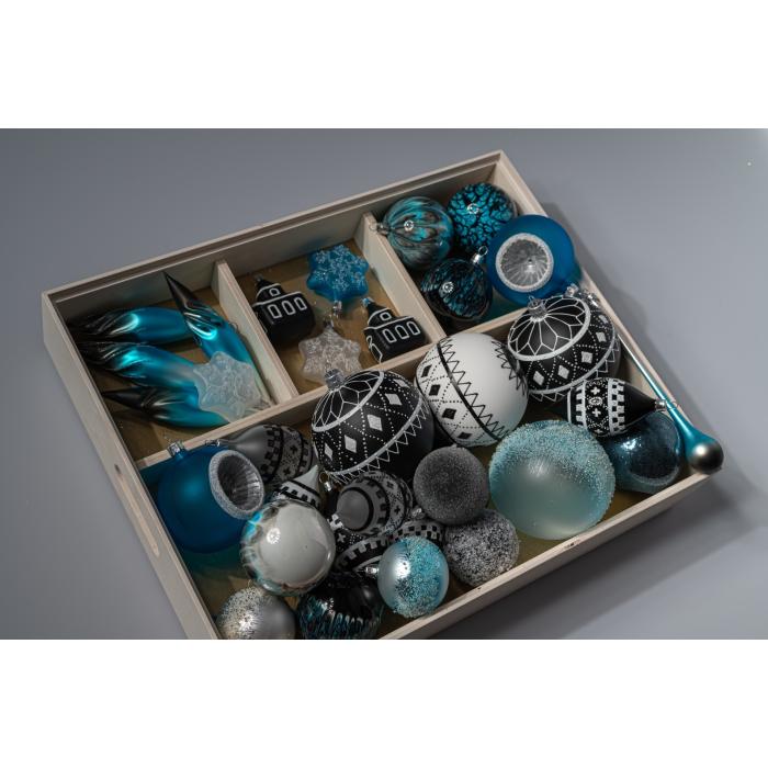 Sada vianočných ozdôb Rampúchy ľadovcových riek 8 ks