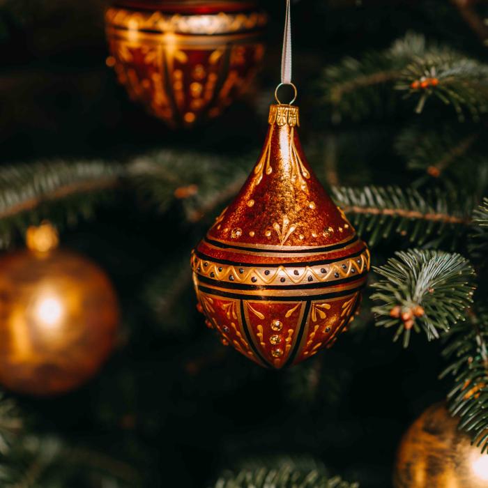 Vianočná ozdoba Secession - Baron, 1 kus