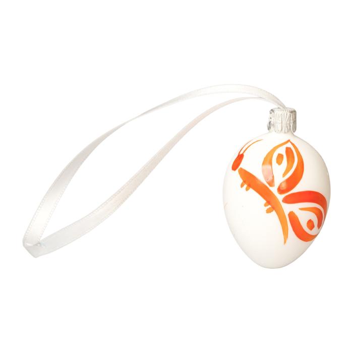 Ornament Veľkonočné vajcia motýľ oranžová
