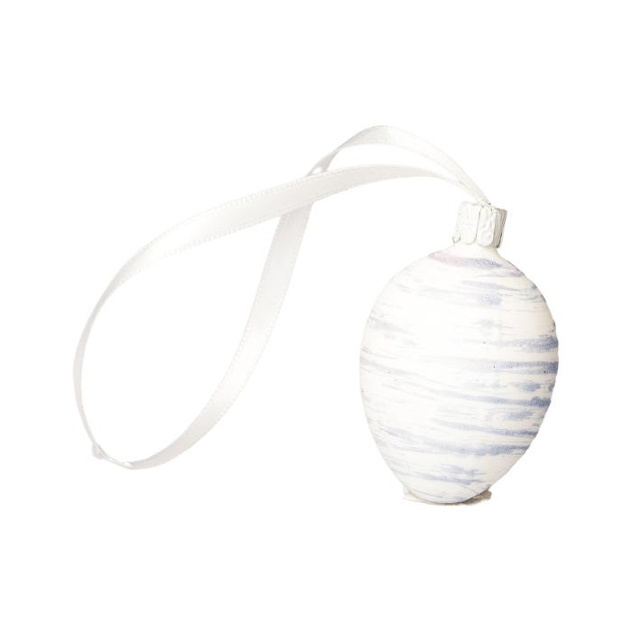 Sklenený ornament Veľkonočné vajíčka modré