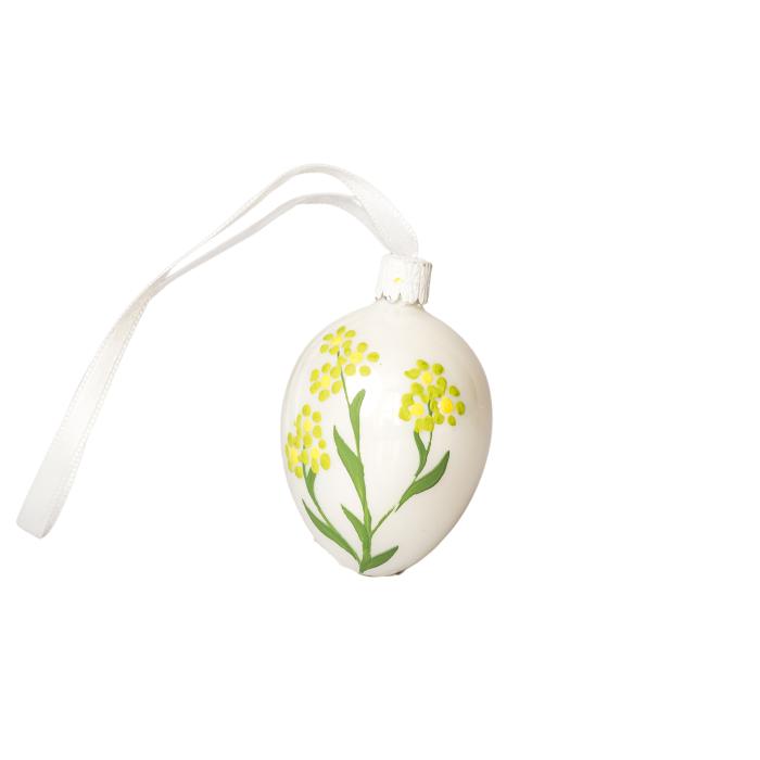 Ornament Veľkonočné vajíčka jarná kvetina svetlo zelená