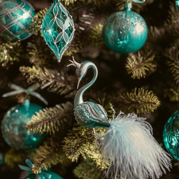 Veľká sada vianočných ozdôb Tiffany Nobless Baubles, 49 ks