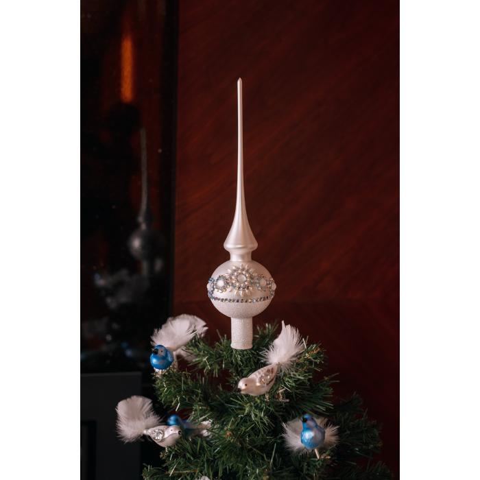 Sklenená vianočná ozdoba Magická špice pre Popolušku