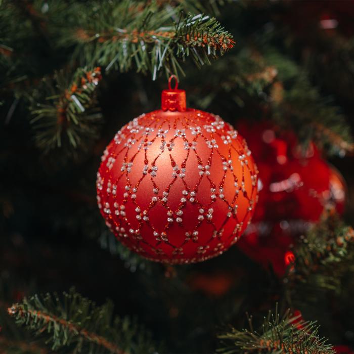 Veľká sada vianočných ozdôb Nobless Baubles Camelie, 49ks