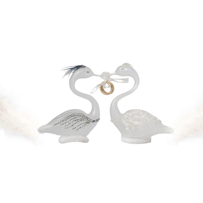 Svadobný pár Swan Nevesta a ženích