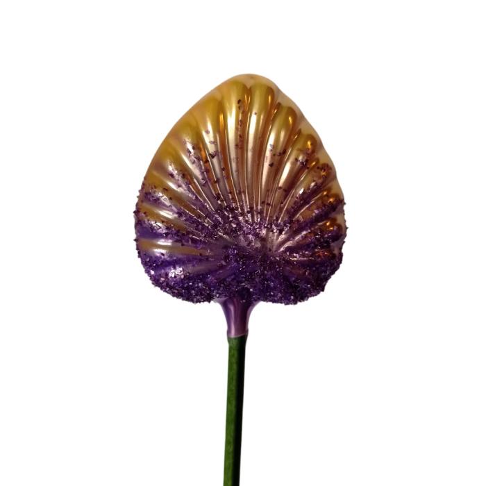 Sklenený fúkaný ornament dúhový žonglér