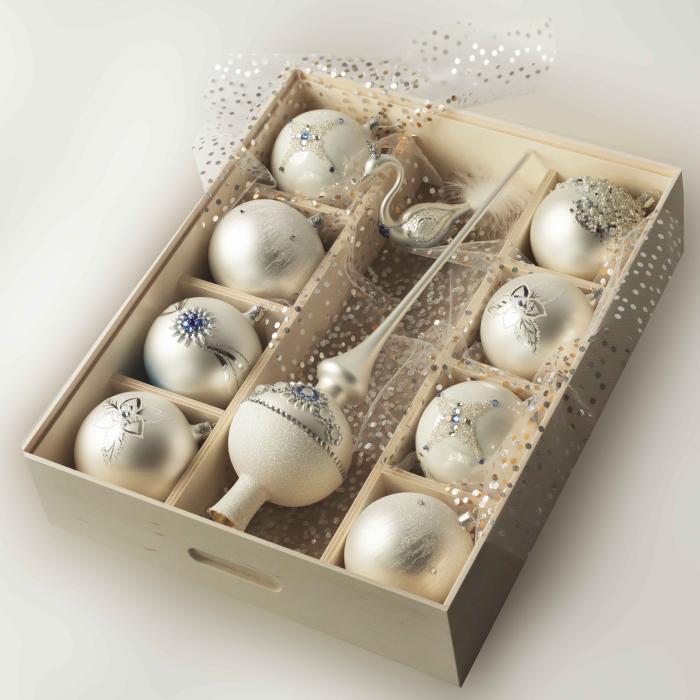 Popoluška sada vianočných ozdôb, 10 ks