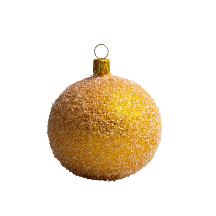 Sklenené vianočné ozdoby základné Sunshine - Sunshine cukríkové gule, 4 ks
