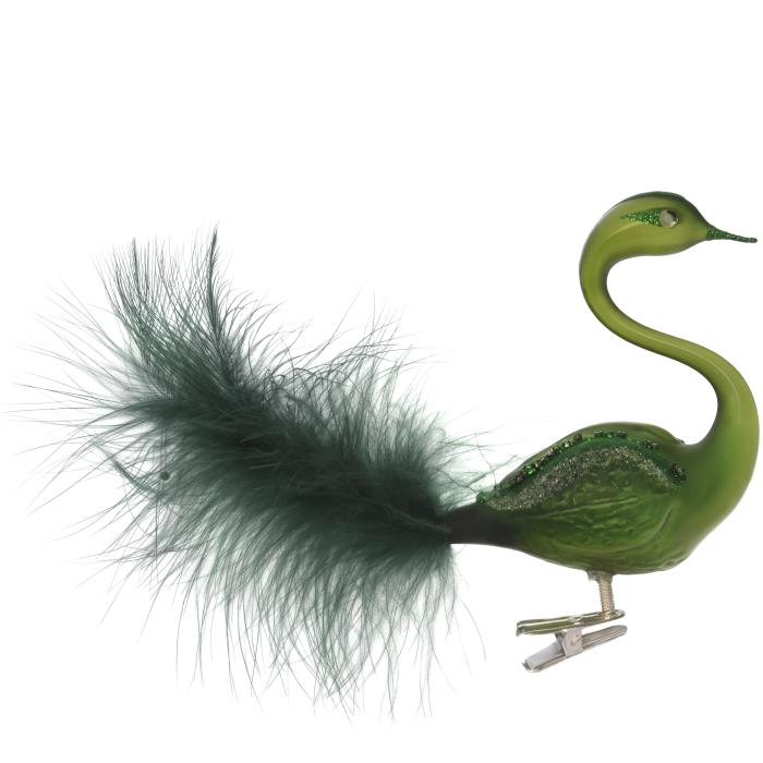 Labutí pár v zelenom