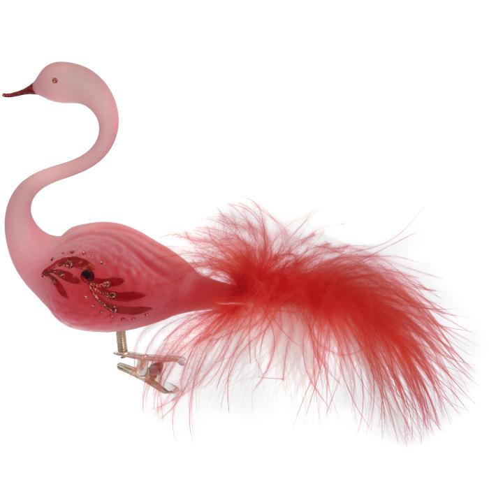 Pár labutí červenej a bielej farby