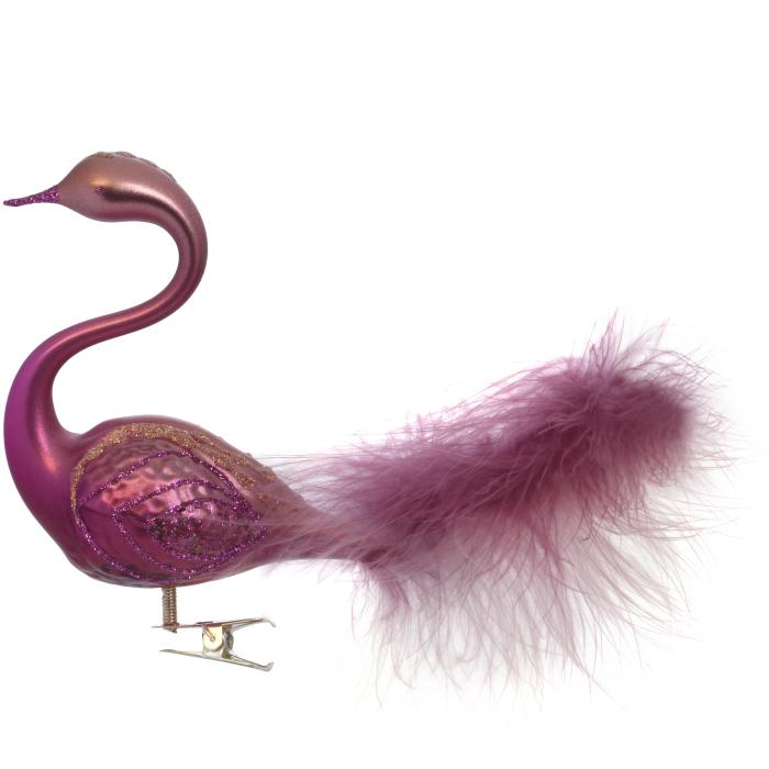 Pár labutí s jemnou výzdobou