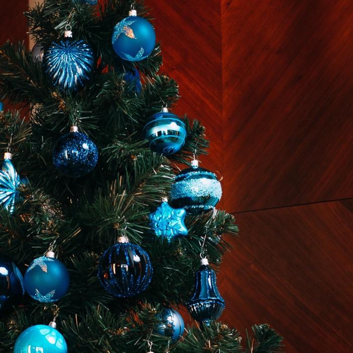 Sklenené vianočné ozdoby základné Oceán - Oceánsky hrot lesklý, 1 ks