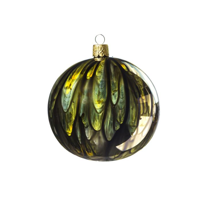 Sklenené vianočné ozdoby Kahuri- Tropic L, 4 ks