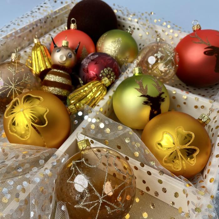 TREE TREE - Ozdoby na celý vianočný stromček (cca 110 cm) - Dotyk prírody