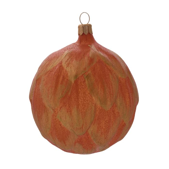 Sada vianočných dekorácií secesné artičoky so zlatom, 6 ks