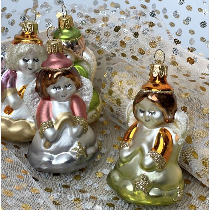 Andelská sada adventných dekorácií, 12 kusov