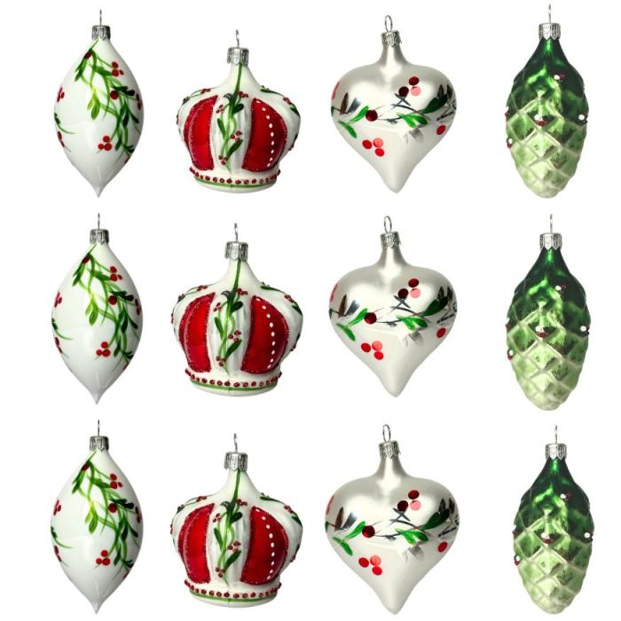 Veľká súprava s korunkami, 12 kusov