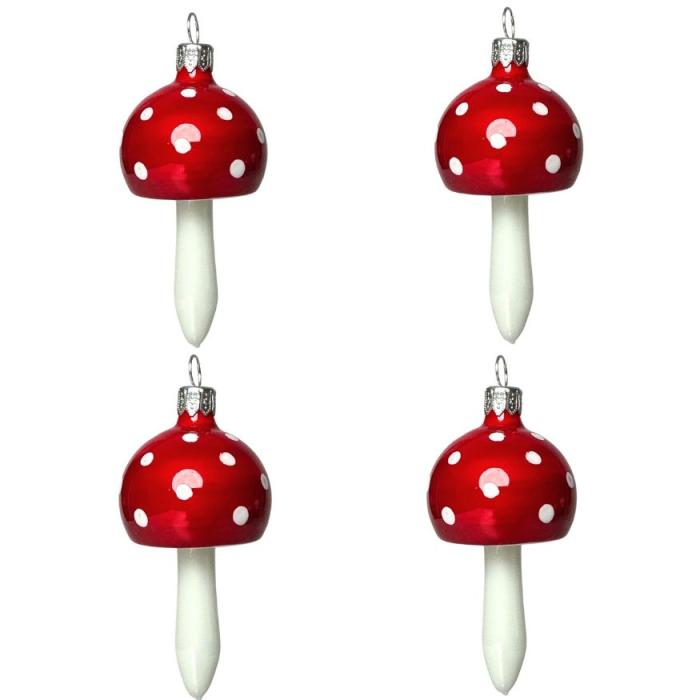 Muchotrávky červené, 4 ks