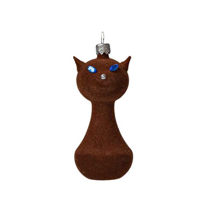 Mačka s kožúškom svetlohnedá, 1 ks