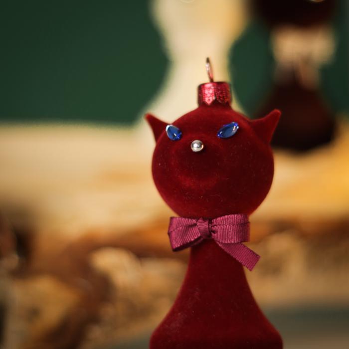 Mačka s kožúškom svetlohnedá, 1 ks