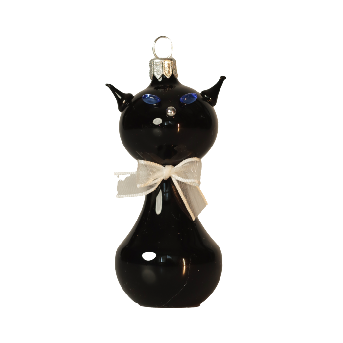 Mačka lesklá čierna, 1 ks