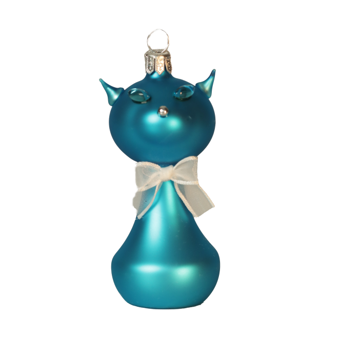 Mačka matná tyrkysová, 1 ks