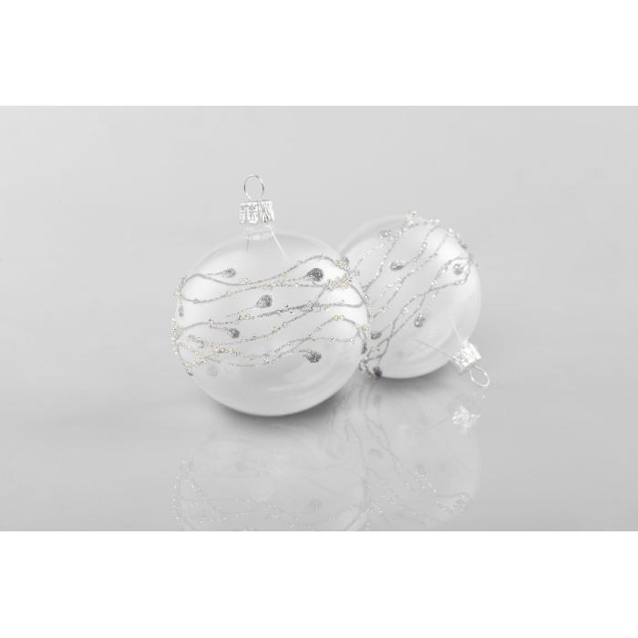 Priehľadná banka so špirálou uprostred